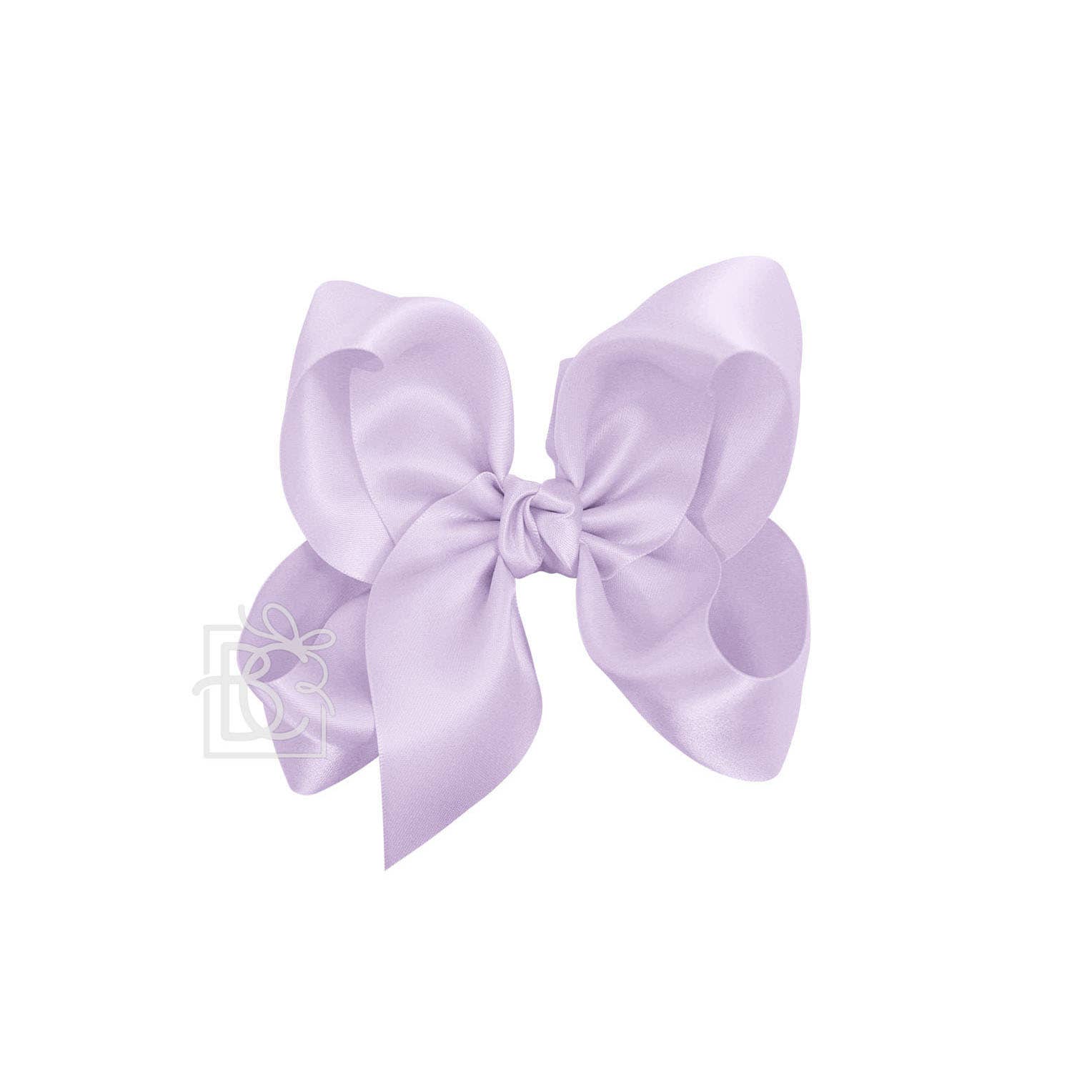 Beyond Creations, LLC - Wholesale Hair Bow - Kids - SATIN BOW ON CLIP161