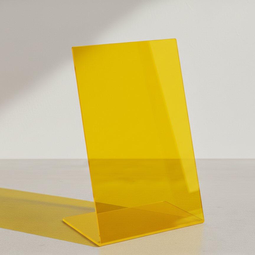 Signs and Mirrors – wholesale Retailer display stand/case – #027 - Transparent Acrylic Table Top Stand5