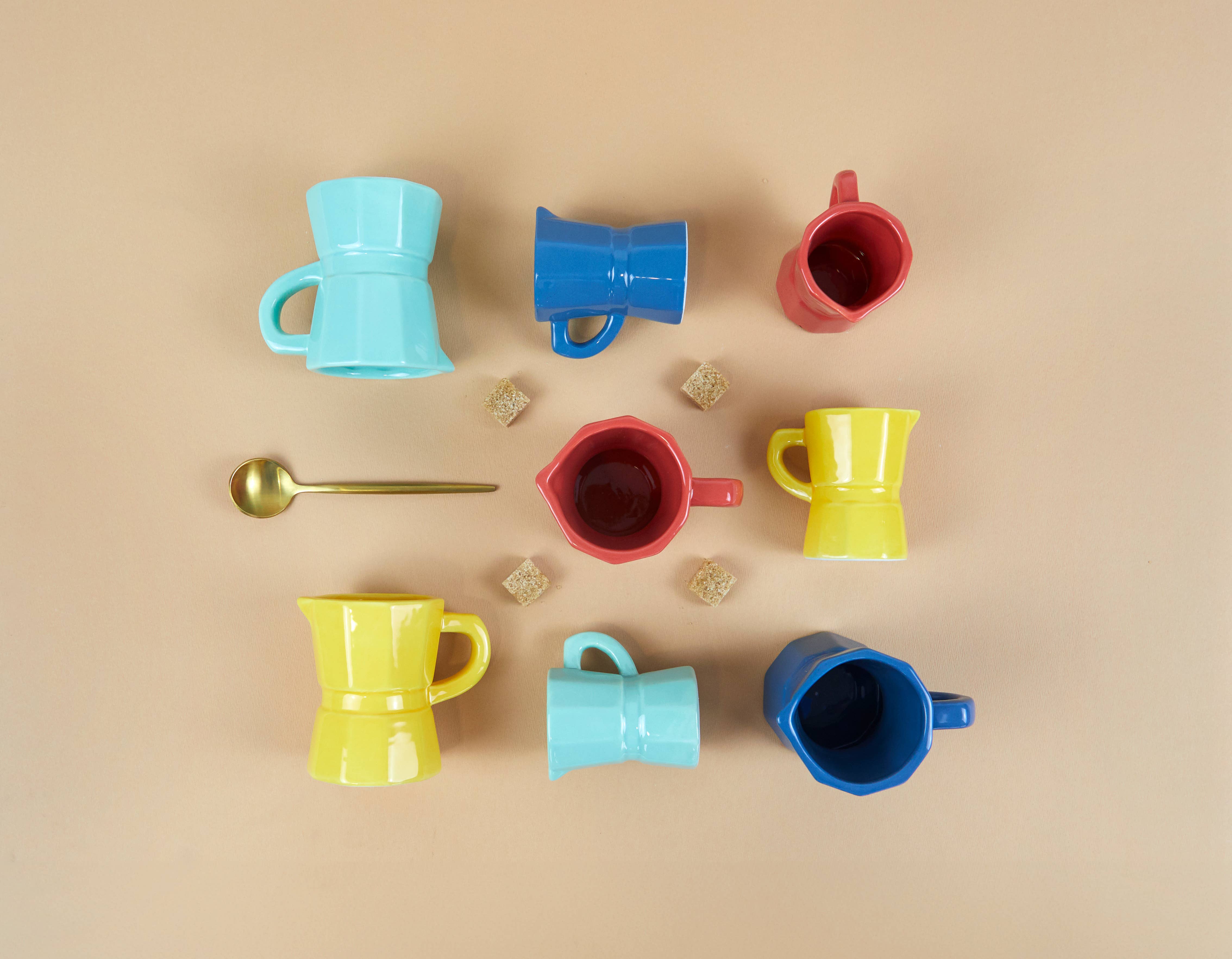 Balvi - Wholesale Coffee Mug - Moka coffee cup set, colors, ceramic3