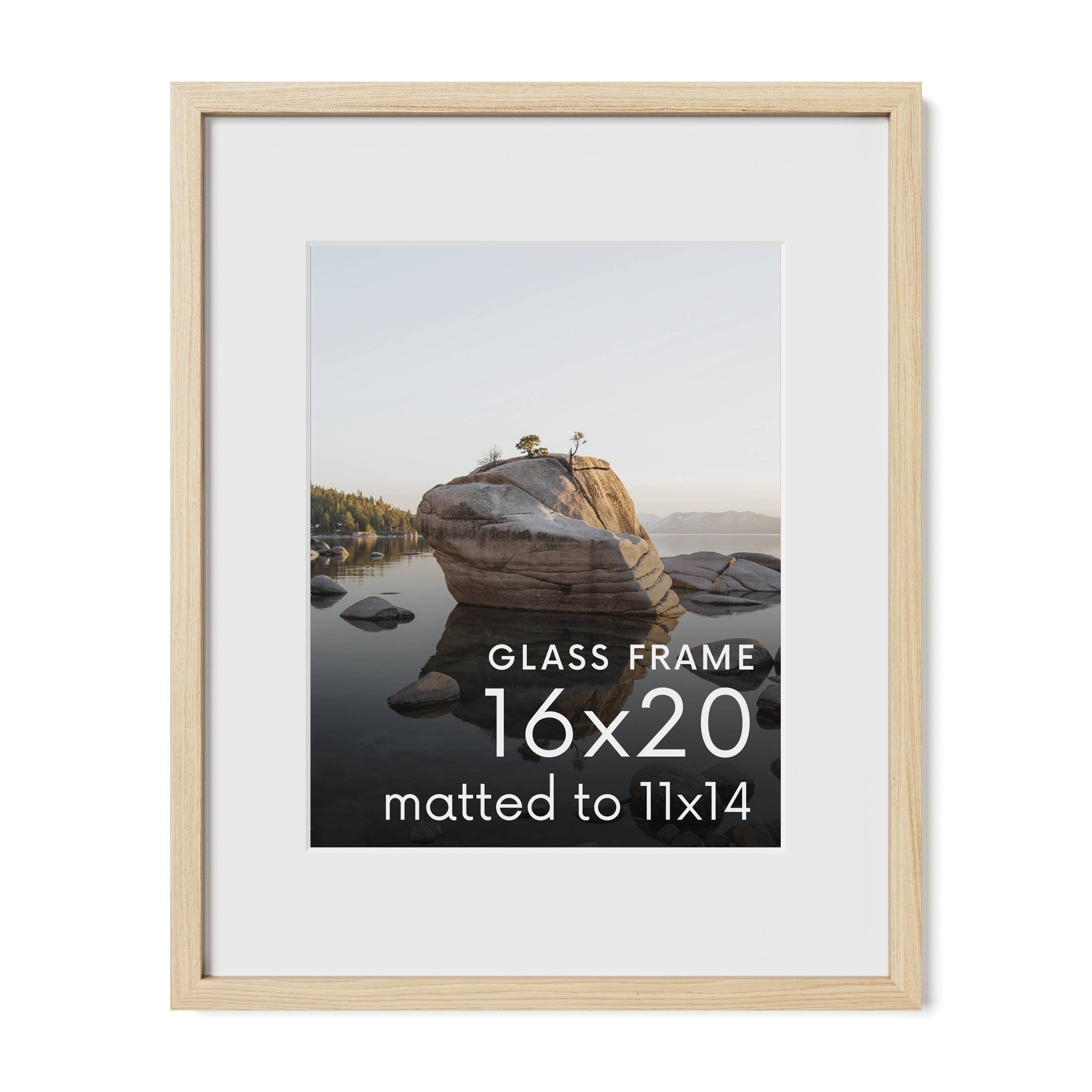 Haus and Hues - Wholesale Picture Frame - Natural Oak Frame with Glass14