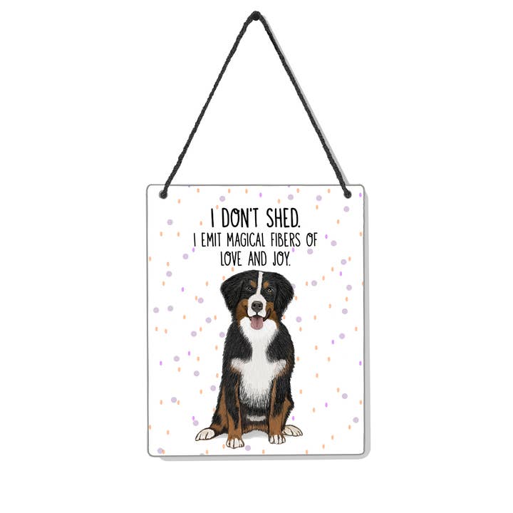 Bernese Shed 4x5" Mini-Sign for wholesale by Pithitude