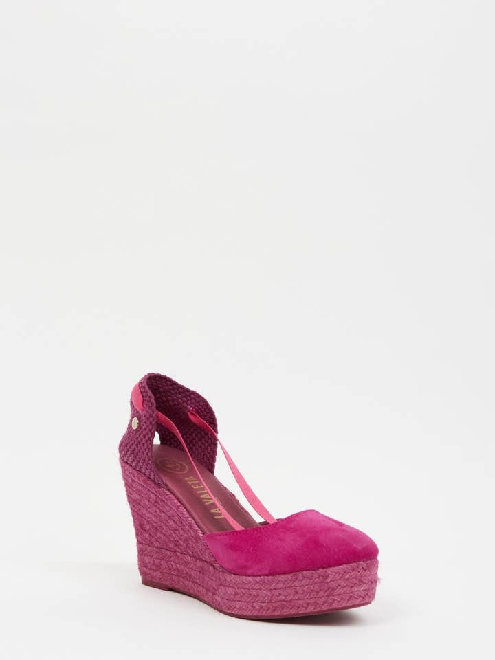 Charlene Fuchsia for wholesale by La Valeta Espadrilles-Ibera Factory Shoes slu