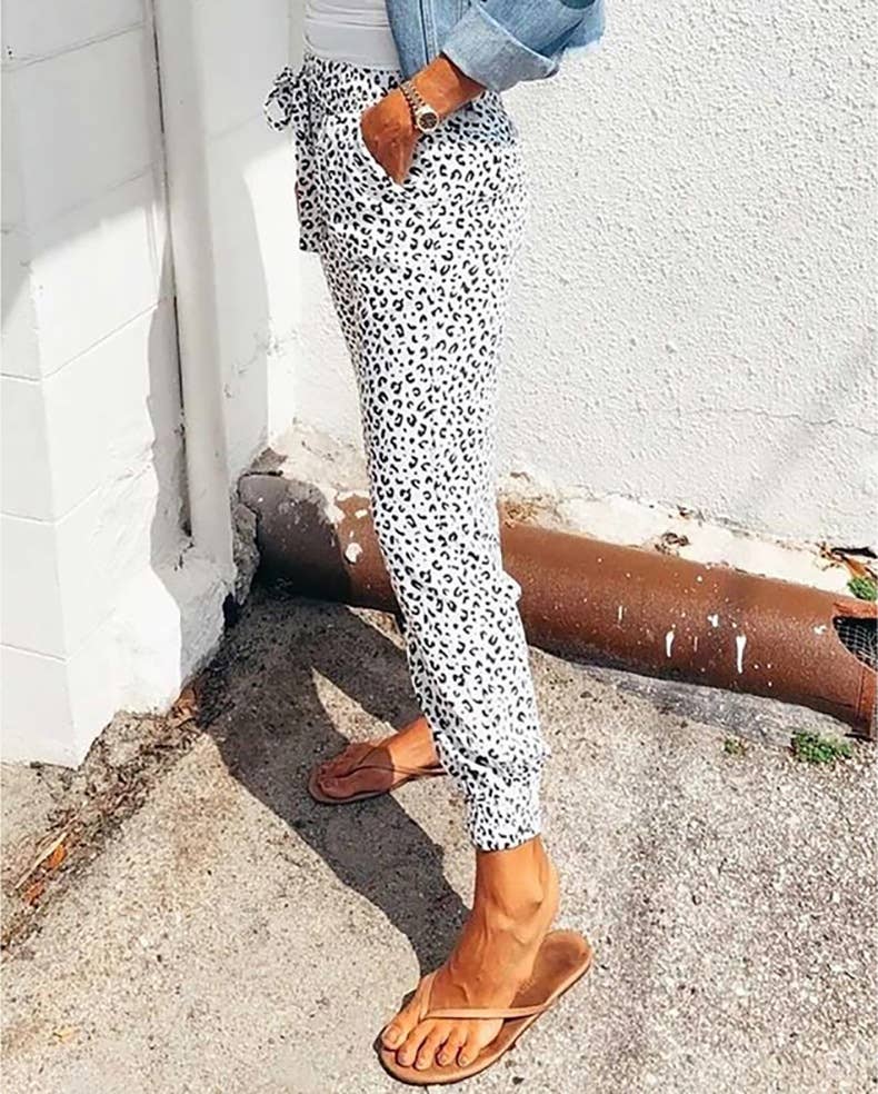 Rosa Clothing - Wholesale Pants - Women's - Casual Leopard print Leggings slacks pants3
