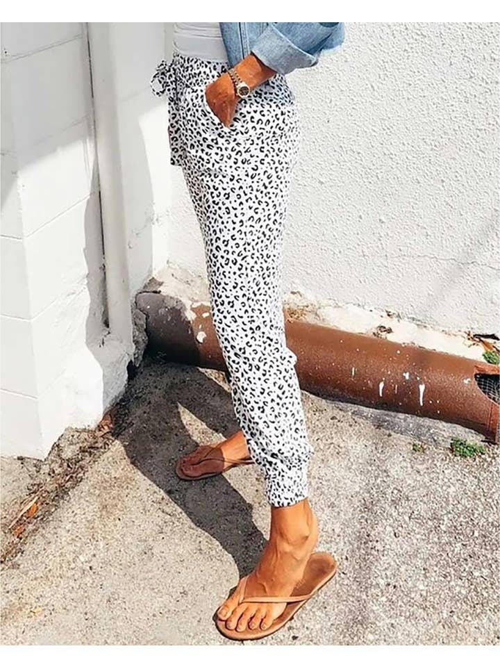 Rosa Clothing - Wholesale Pants - Women's - Casual Leopard print Leggings slacks pants3