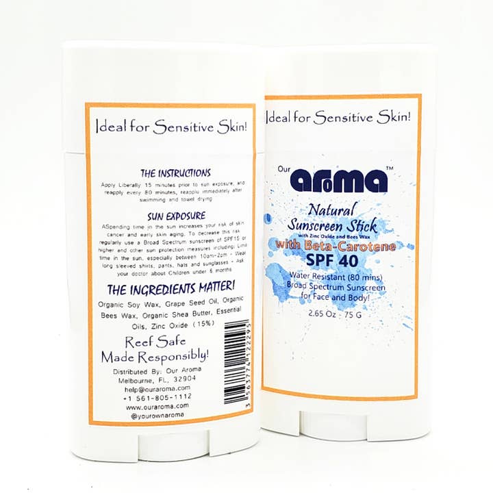 Aroma Anti-Aging Sunscreen Stick - 2.65 oz for wholesale by Our Aroma