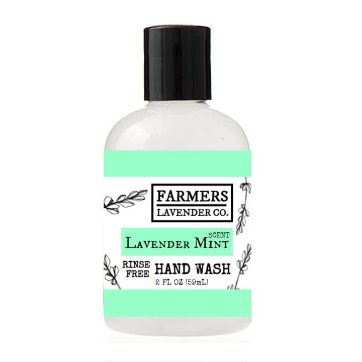 FARMERS Lavender Co. - Wholesale Hand sanitiser - Lavender Mint Rinse Free Hand Wash 2 FL OZ
