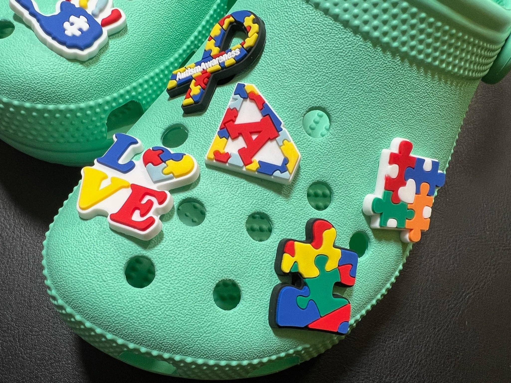 JuliesDecal - Wholesale Shoe Accessories - Pick your own AUTISM friendly supermom shoe charms6
