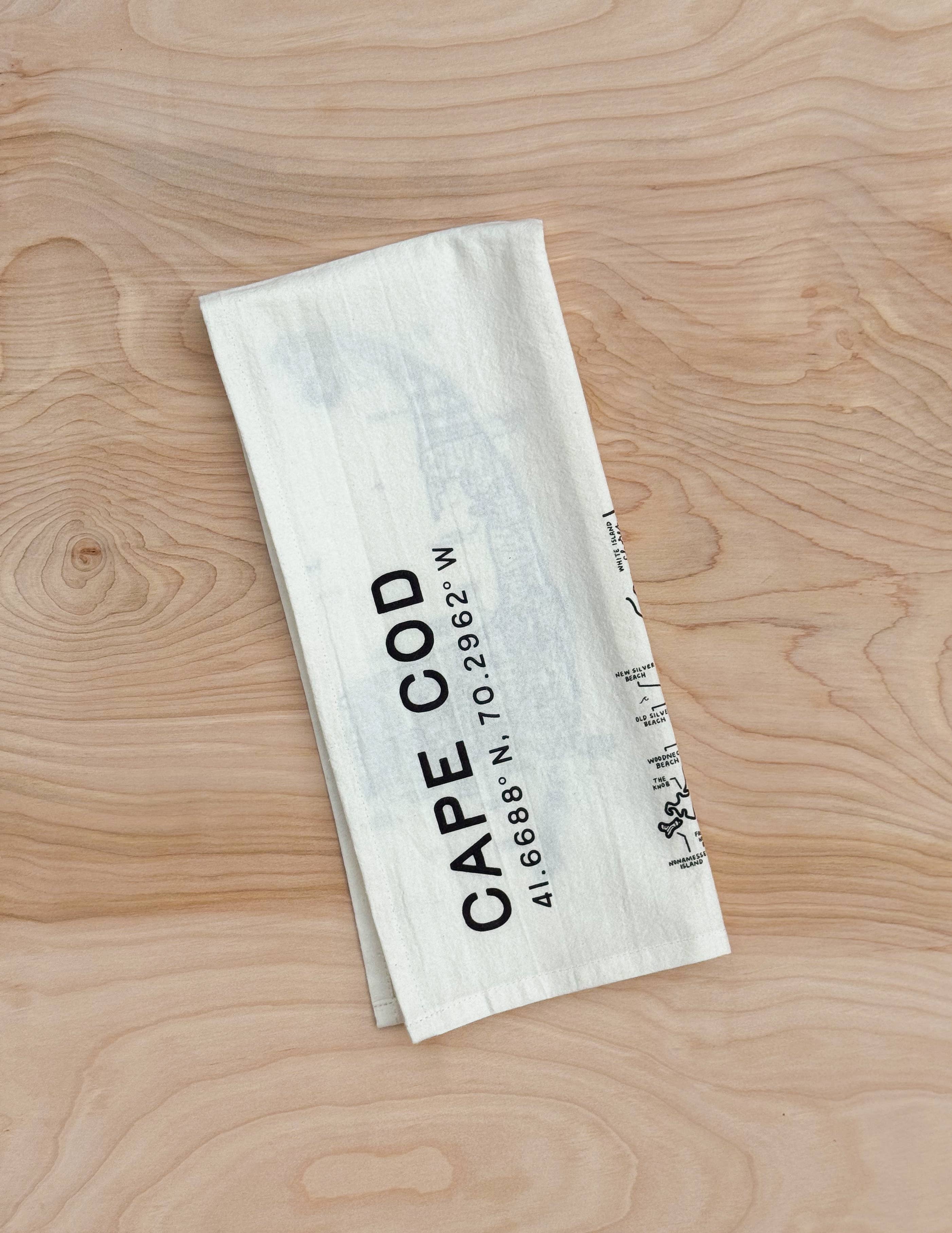 By Aleisha - Wholesale Tea Towel - Cape Cod Map Tea Towel9