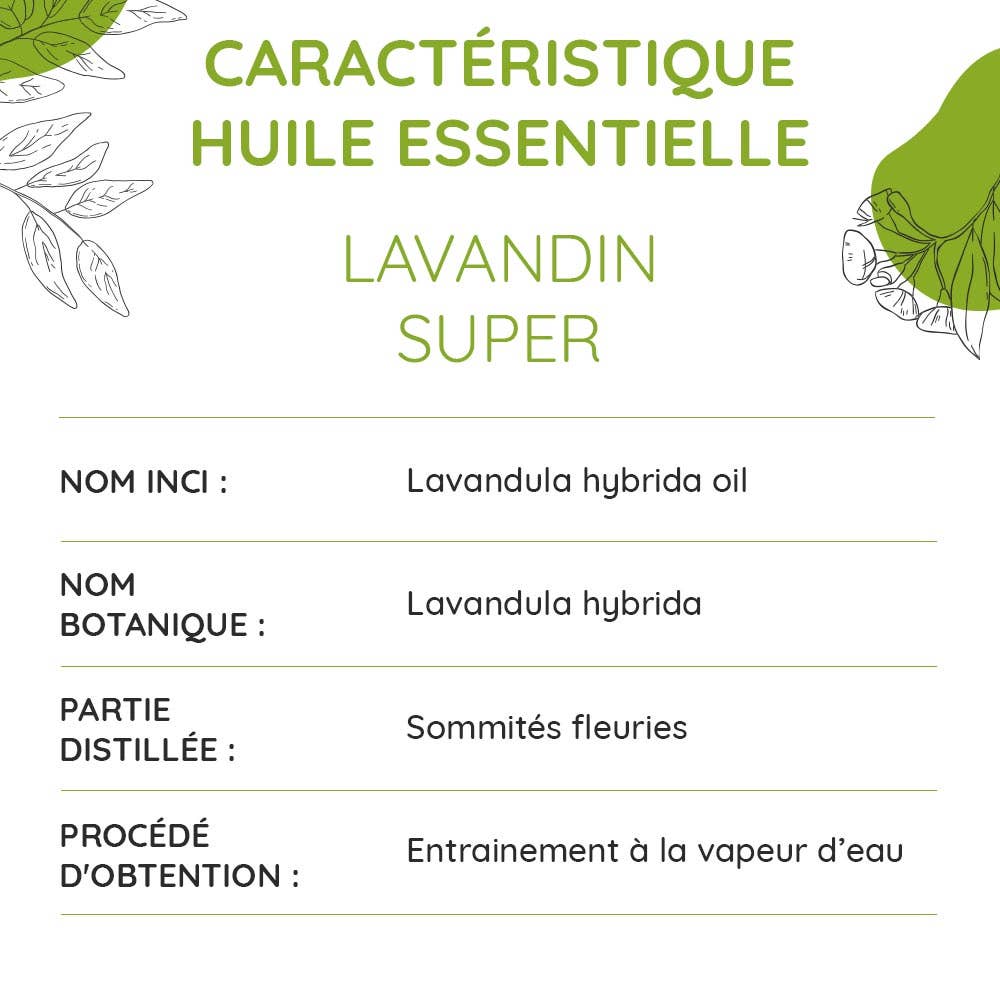 Propos'Nature - Vente Huile essentielle - Huile Essentielle de Lavandin super Bio 10ml5