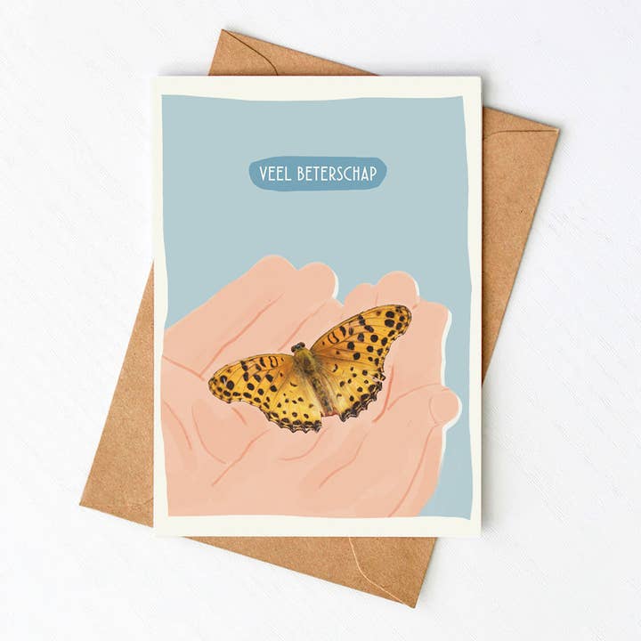 Gratulationskort Fjäril för wholesale av Mira Mito