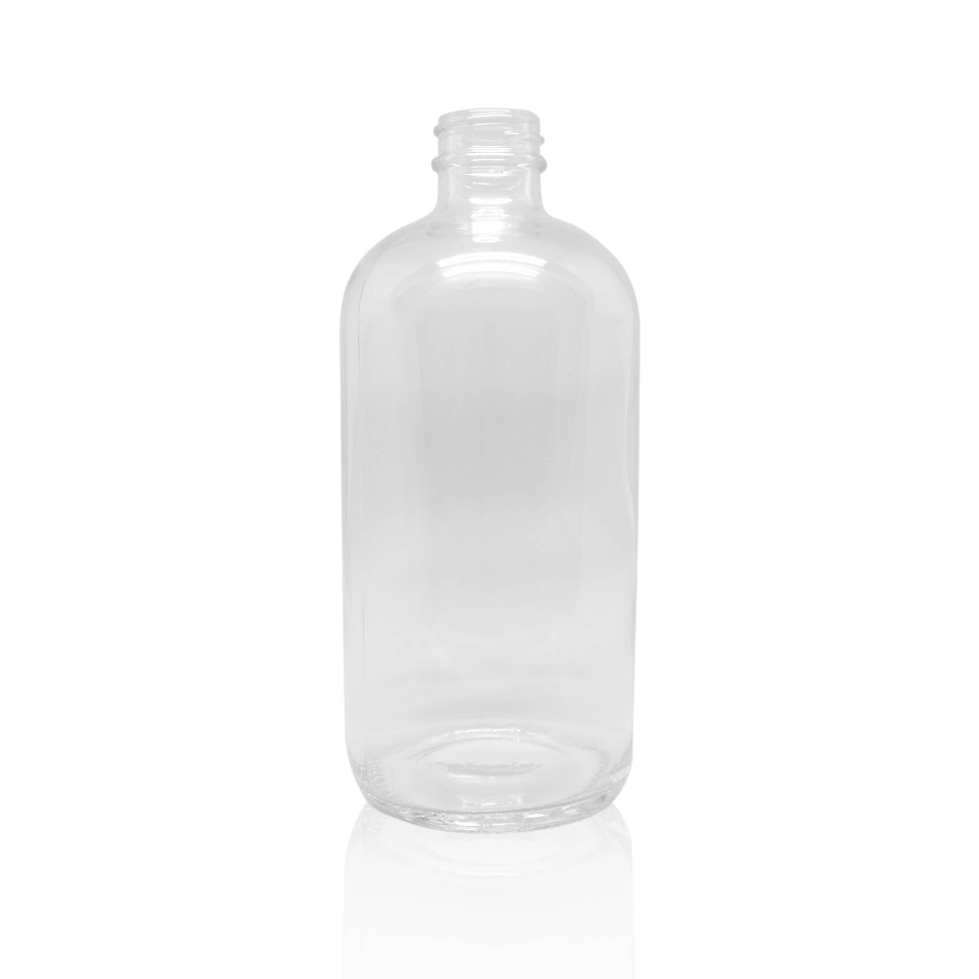 Sanwacraft - Wholesale Spray bottle - 16oz 500ml Boston Round Glass Bottle Only - 28-400 Threading1