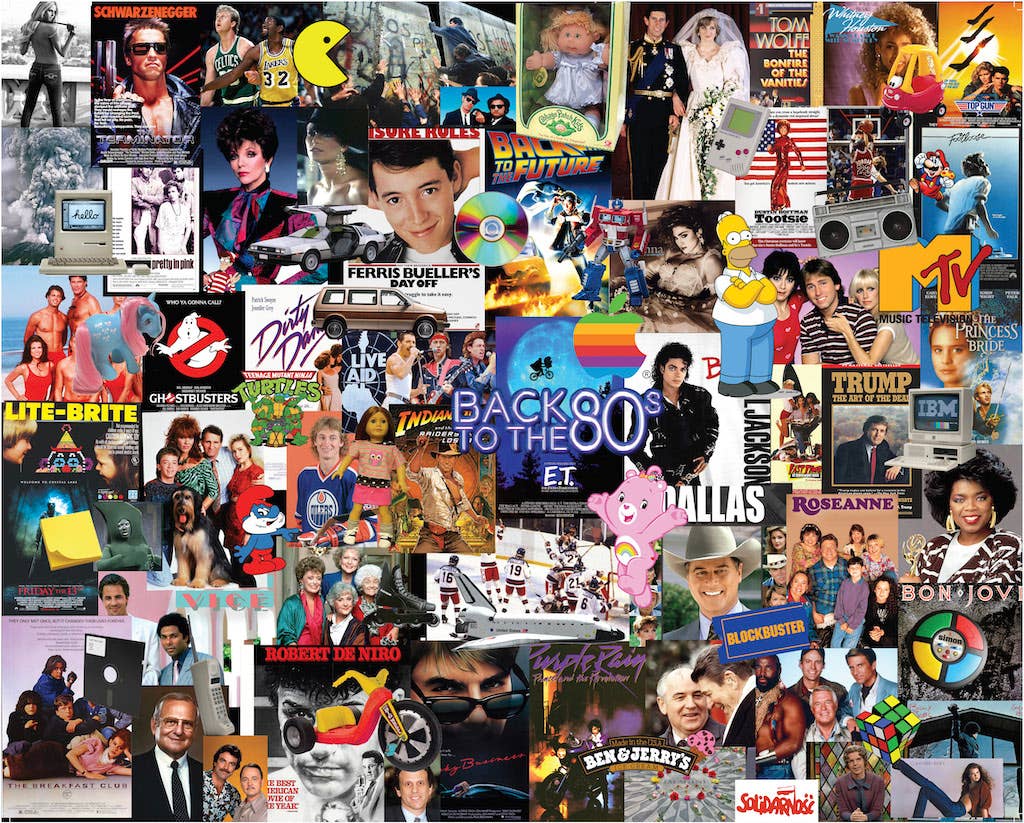 Hart Puzzles - Wholesale Puzzle - Adult - Back to the 80's by Steve Smith1