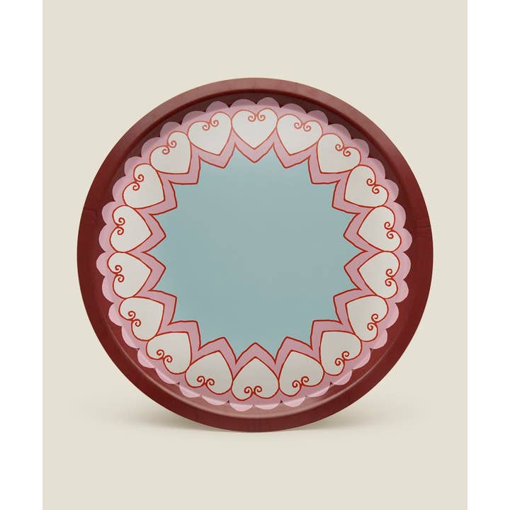 ACTOS - Wholesale Decorative Tray - Round Birch Wood Tray – L’Amour1