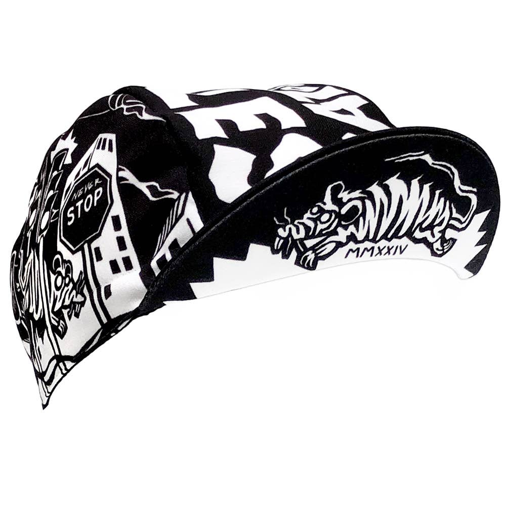 Vera Cycling - Wholesale Flat Brim Cap - Unisex - "City Rat, Country Rat" Cap0