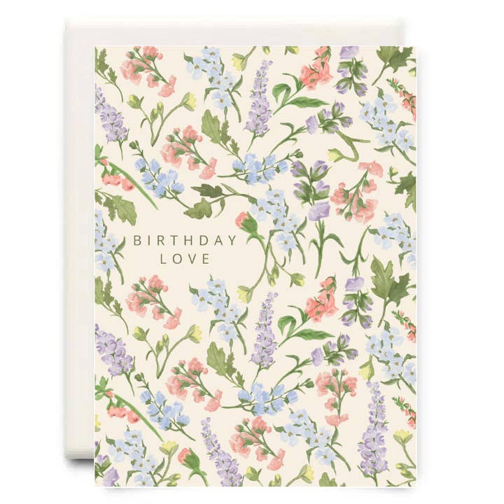 Inkwell Cards - Vendita all'ingrosso Biglietti di auguri - Birthday Love | Biglietto di auguri di compleanno