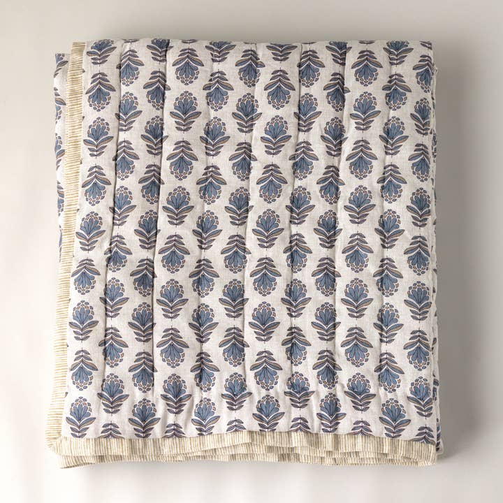 Co.House Designs - Wholesale Quilt - Charlie Block Print Quilt9