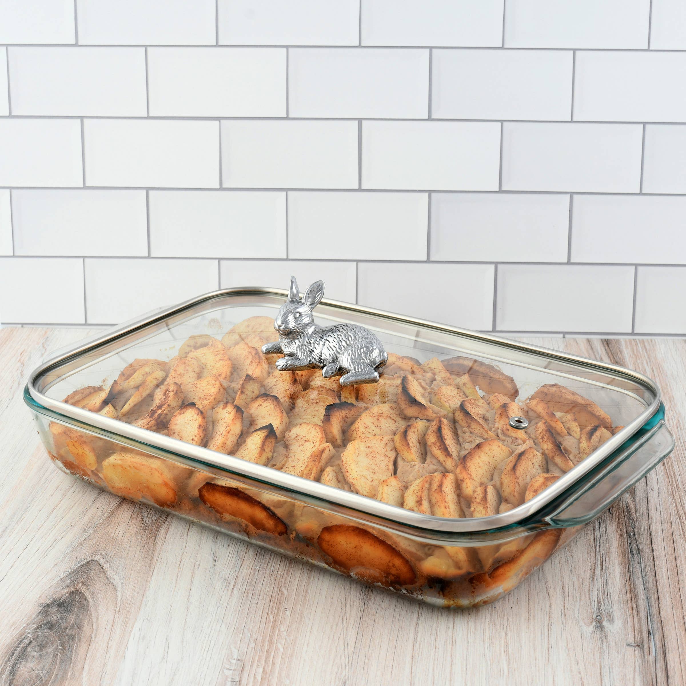 Arthur Court - Wholesale Ovenschaal - Bunny Deksel met Pyrex 3 liter ovenschaal3