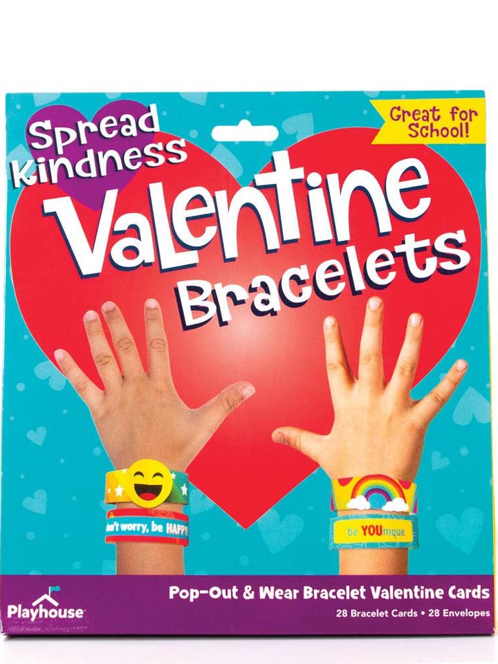 Spread Kindness Bracelet Valentines for wholesale by Paper House Productions