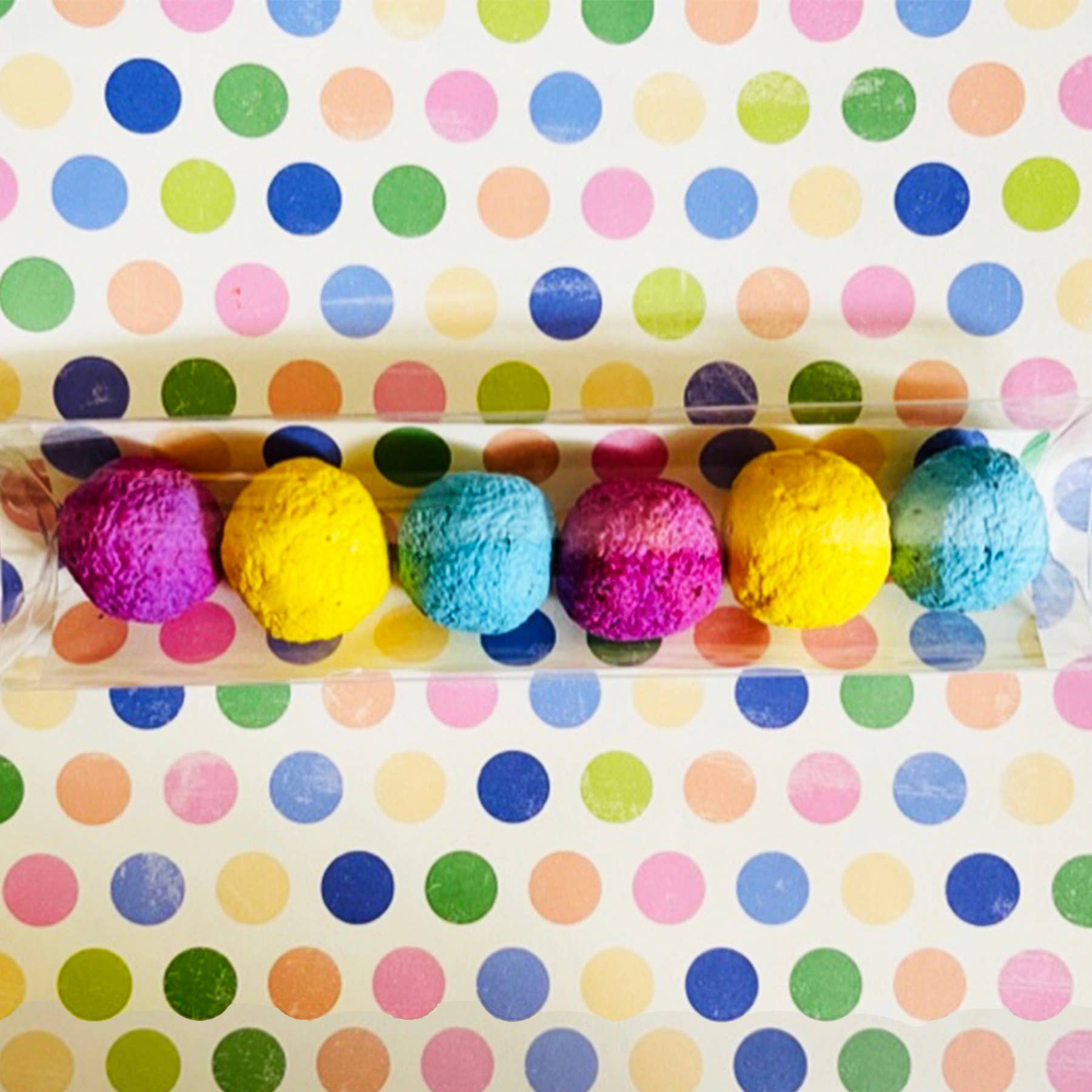 Gifts That Bloom - Wholesale Plant Seeds - Wildflower Seed Bombs with Polka Dot Background1