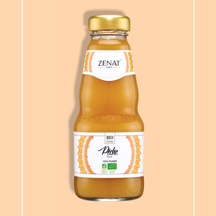 Zenat Paris - Venta al por mayor Zumos de fruta - NÉCTAR DE MELOCOTÓN ORGÁNICO ZENAT
