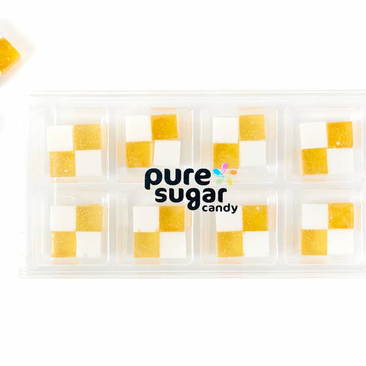 Bourbon & Vanille - Cubes de bonbons pour la vente par Pure Sugar Candy