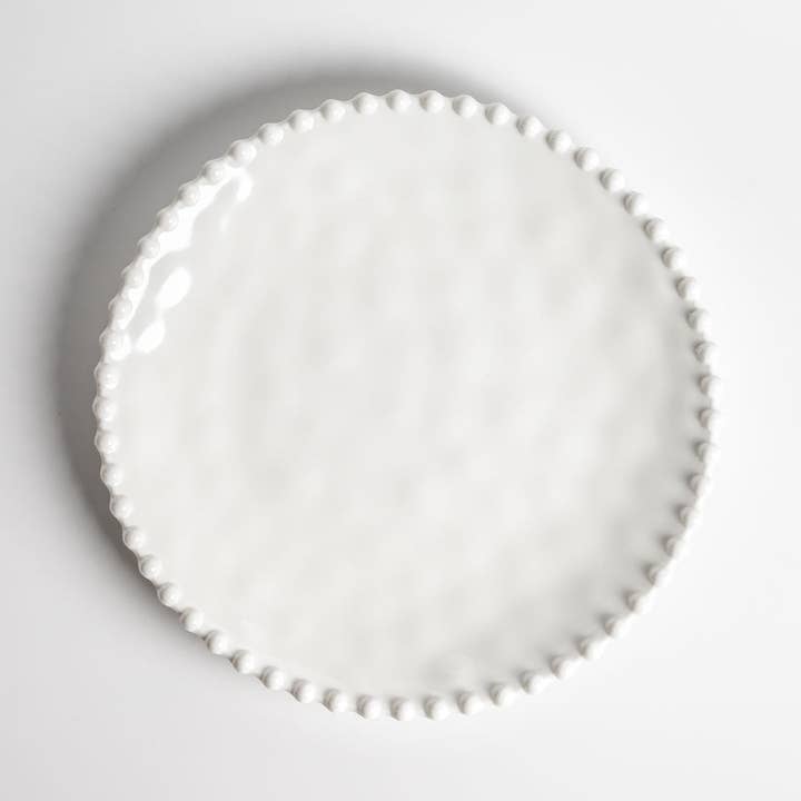 Beaded Pearl 8 inch Melamine Salad Plate | Set of 6 for wholesale by Merritt International