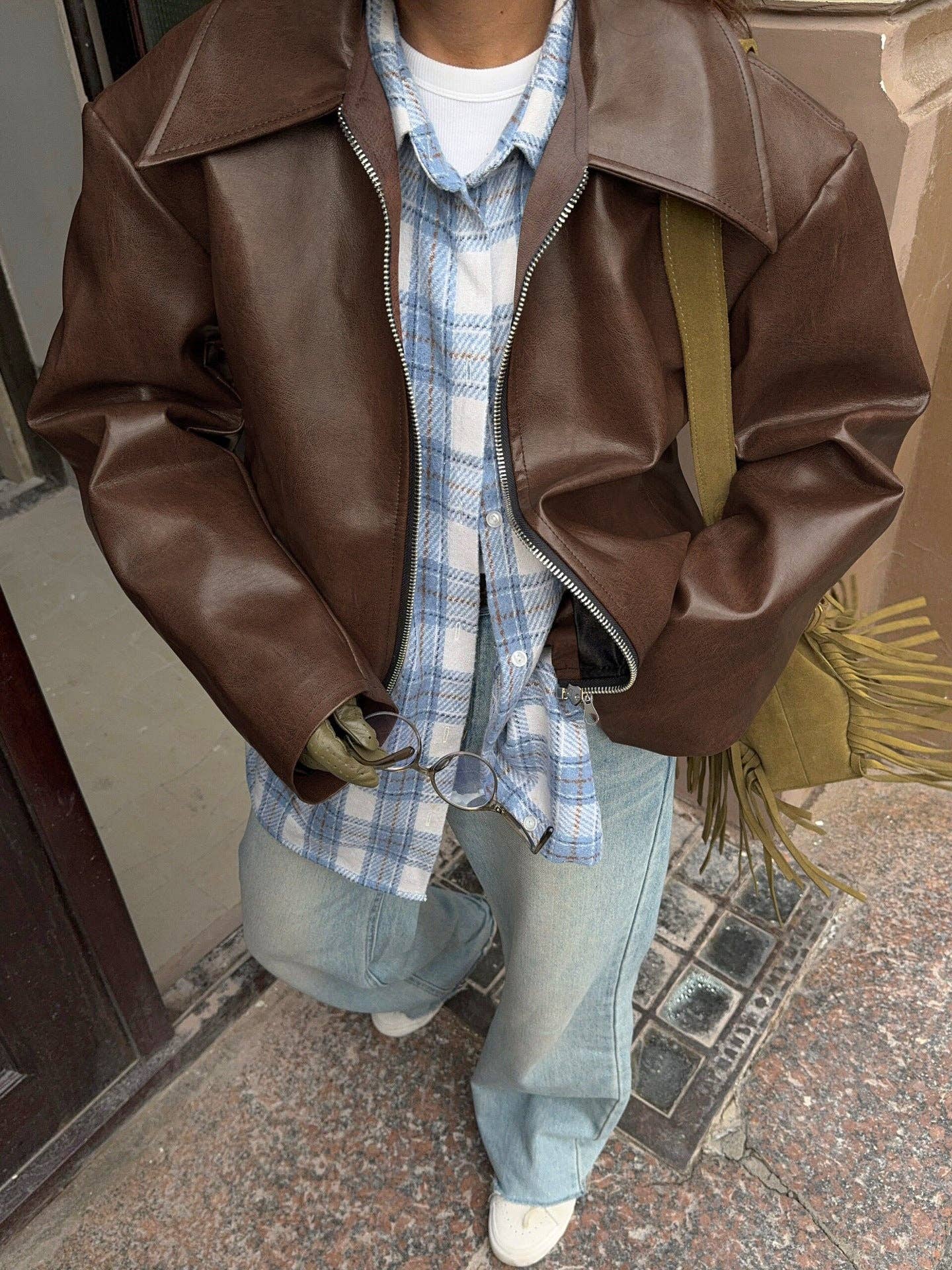 Marayn - Wholesale Leather Jacket - Women's - Biker Jacket 2024 European Chic Autumns Edge 28