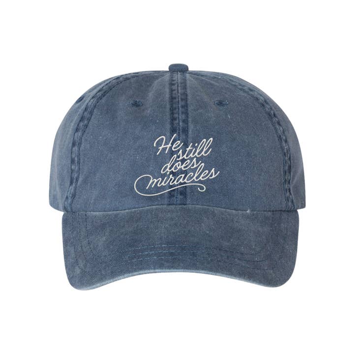 Scripted Pearl - Wholesale Baseball Cap - Unisex - He Still Does Miracles Embroidered Christian Baseball Cap14