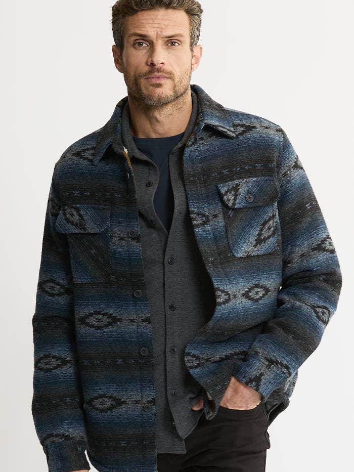 JACHS NY - Wholesale Jacket - Men's - Sherpa Lined Wool Jacket1