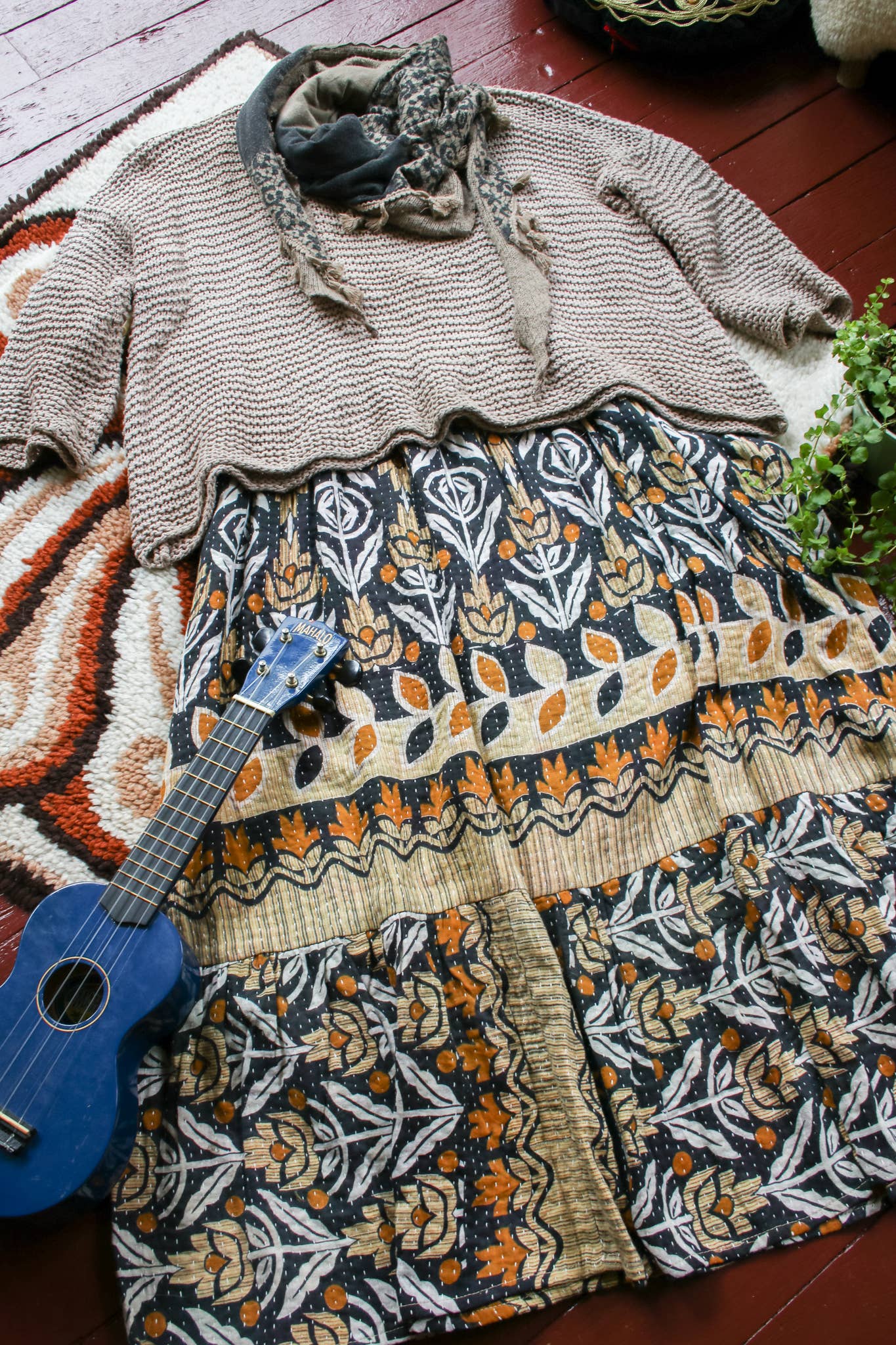 Renew Vintage - Wholesale Dress - Women's - Saheli Kantha Dress5