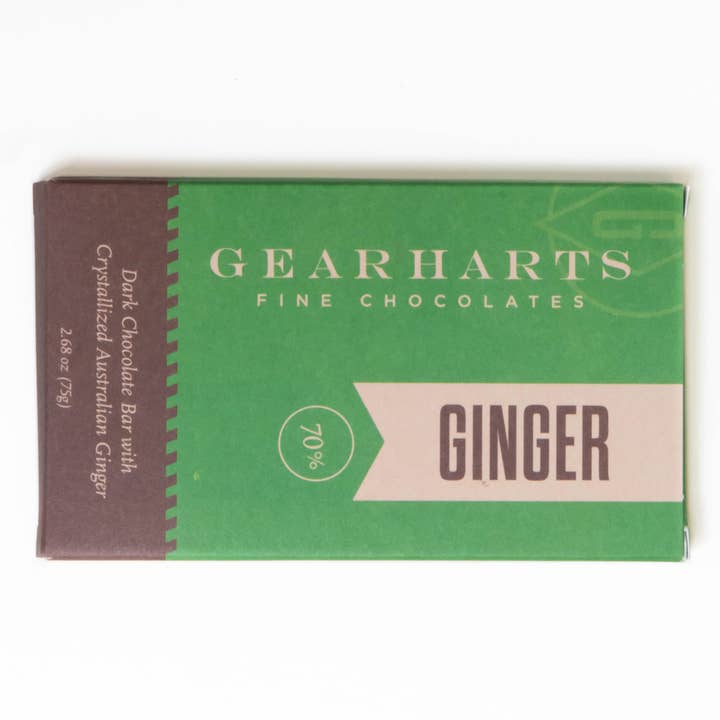 Ginger Bar for wholesale by Gearharts Fine Chocolates