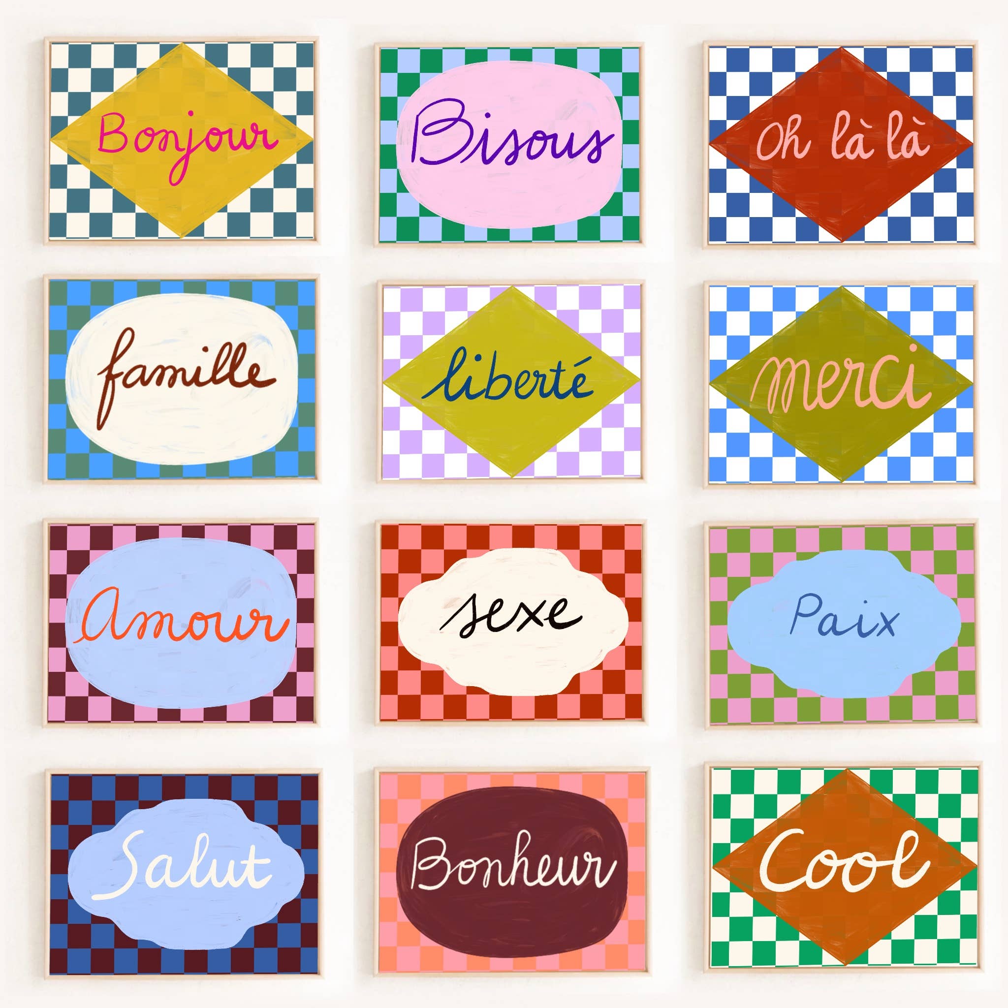 Carole Hillman - Wholesale Kunstprint - Merci2