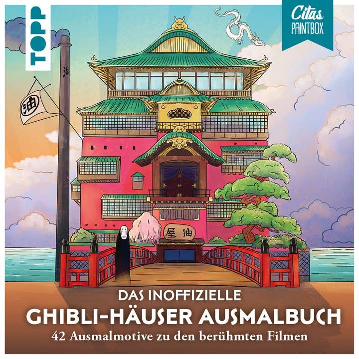 frechverlag TOPP & BusseSeewald - Wholesale Coloring & Activity Book - Adult - The Unofficial Ghibli Houses Coloring Book