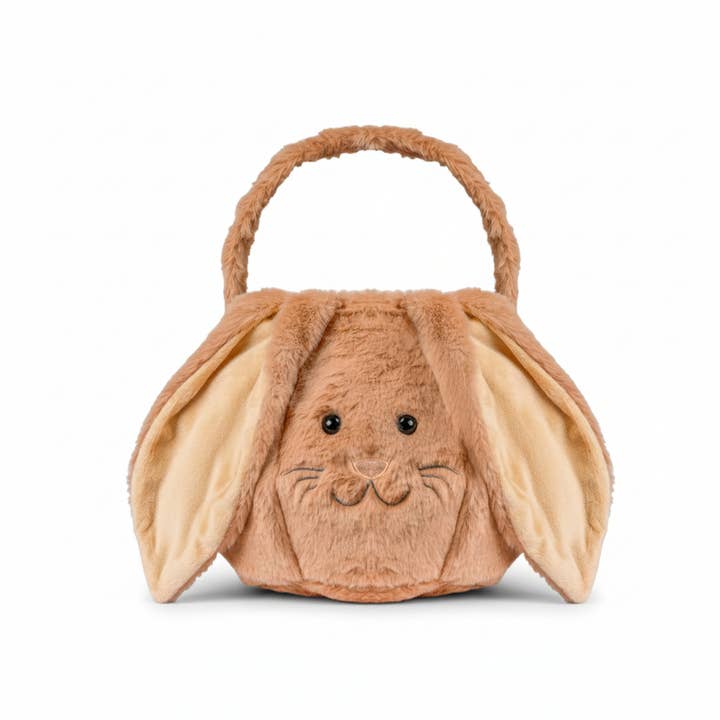 Cesta de Pascua de Peluche - Cubo de Pascua - Beige para venta al por mayor de Morxy LLC