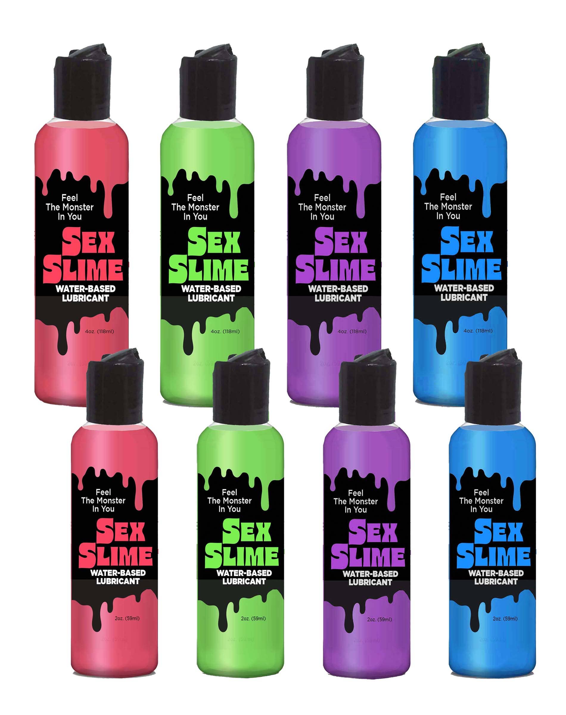 Little Genie Productions - Wholesale Personal Lubricant - Sex Slime Creature Lube- Water-Based Lubricant, Pink  4oz1