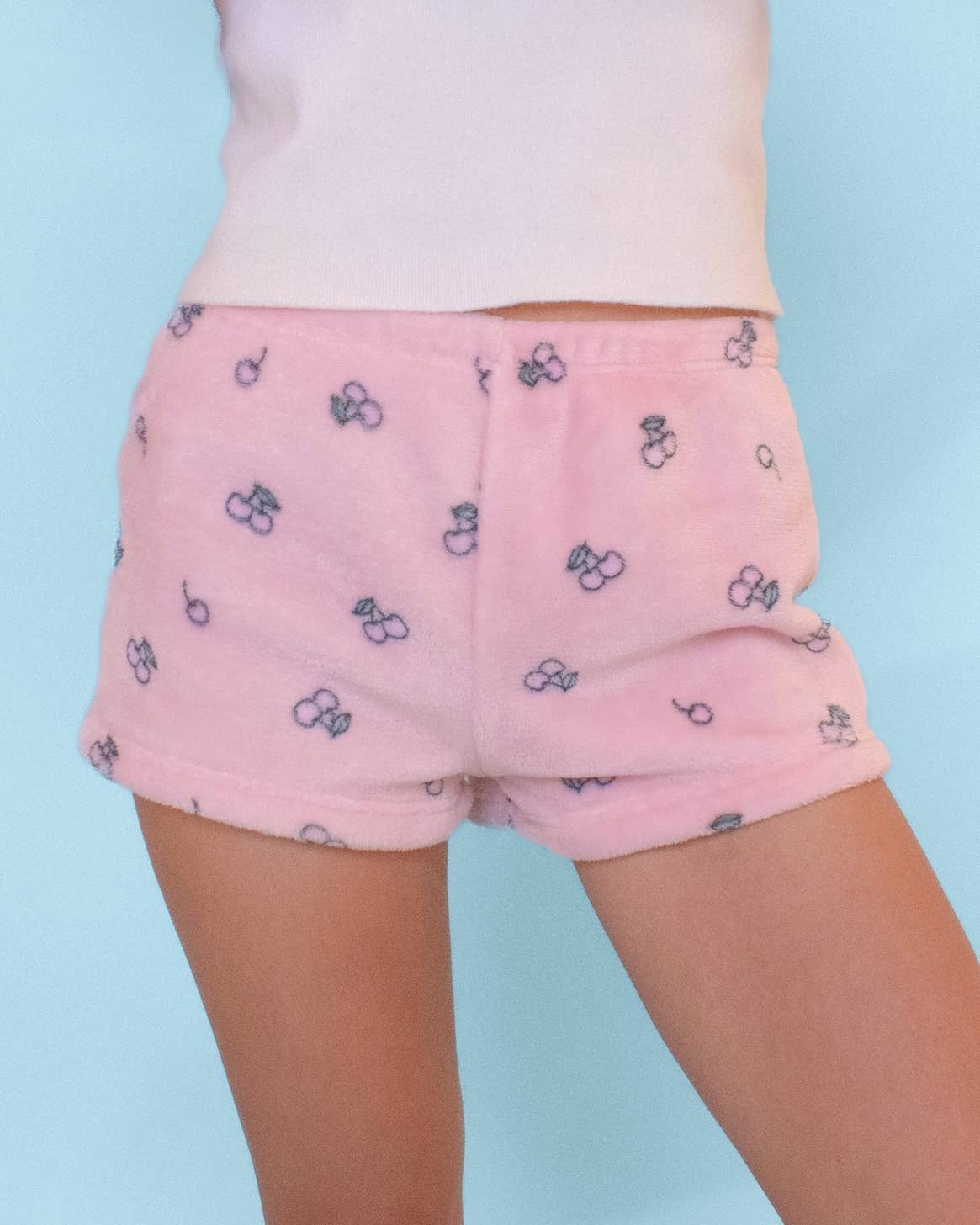 Kirsebær Print Fleece Printede Hygge Shorts Pakke (3-PAK) for engroshandel på Faire0