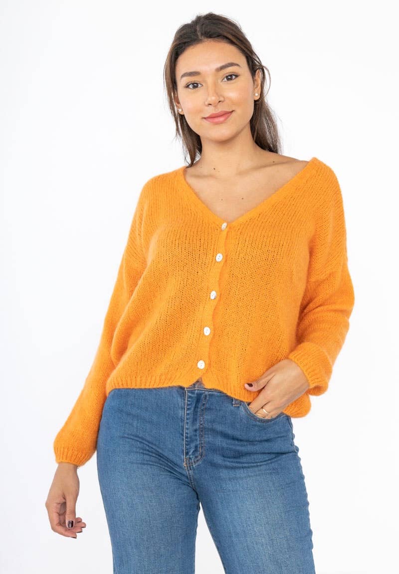 LINEN & COTTON HOUSE – Großhandel Jacke – Damen – 8561 JACKE AUS MOHAIRWOLLE, HERGESTELLT IN ITALIEN40