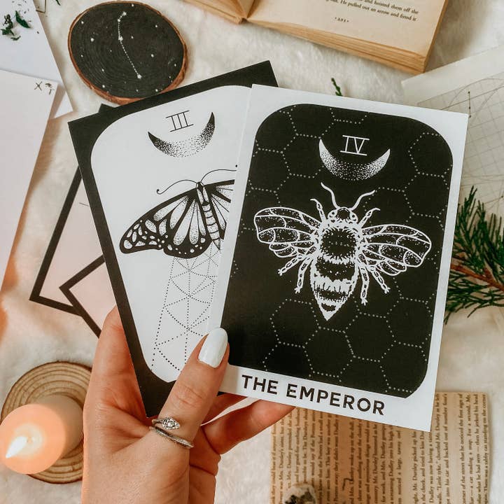 Geometric Art Print | Bug Art Print | A6 Postcard | Tarot for wholesale by BrollyWeather