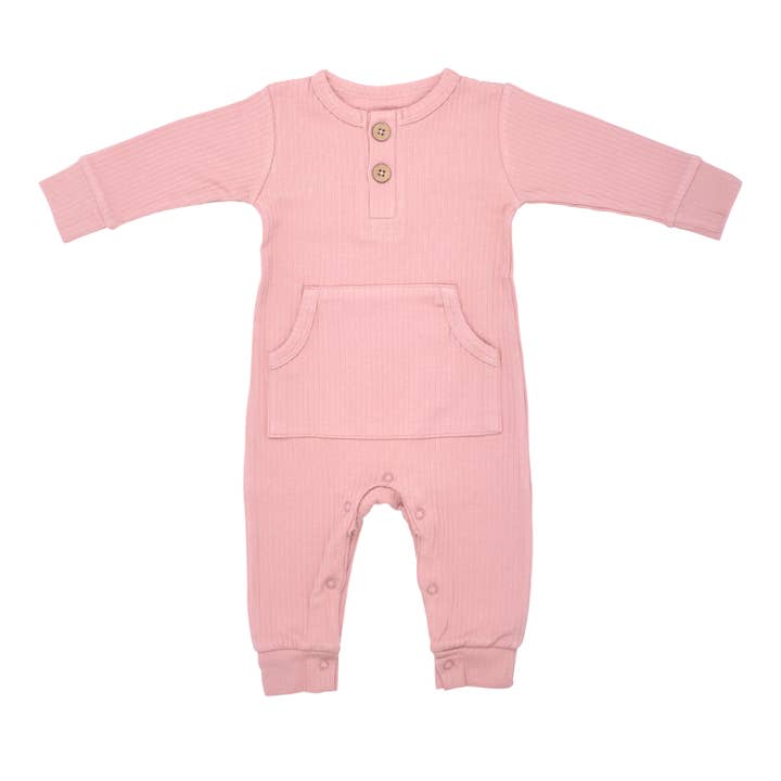 Three Little Tots - Wholesale Rompertje - Baby - Baby ribgebreide romper met zakken72