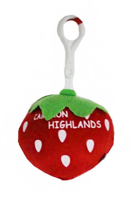 Cap Zone - Wholesale Keychain - Women's - Strawberry Plush Keychain 1