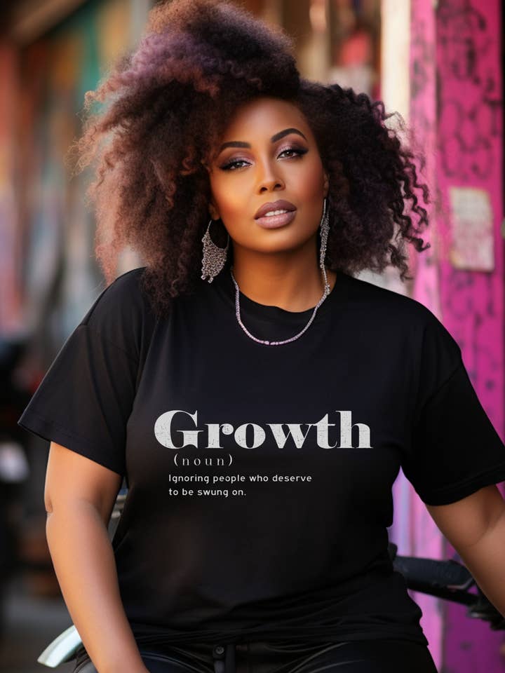 GROWTH Tee for wholesale by Golden Chic