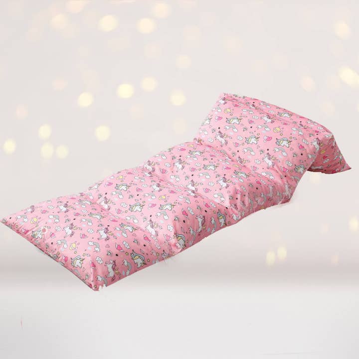 Unicorn Pillow Bed Floor Lounger, Unicorn Pillow Bed Slipcover, Unicorn Party Item, Unicorn gave til børn for engroshandel hos Chicky Chicky Bling Bling