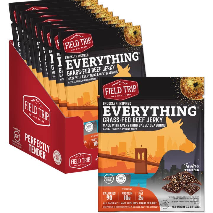 FIELD TRIP - Wholesale Jerky - Everything Bagel Seasoned Beef Jerky (2.2oz)