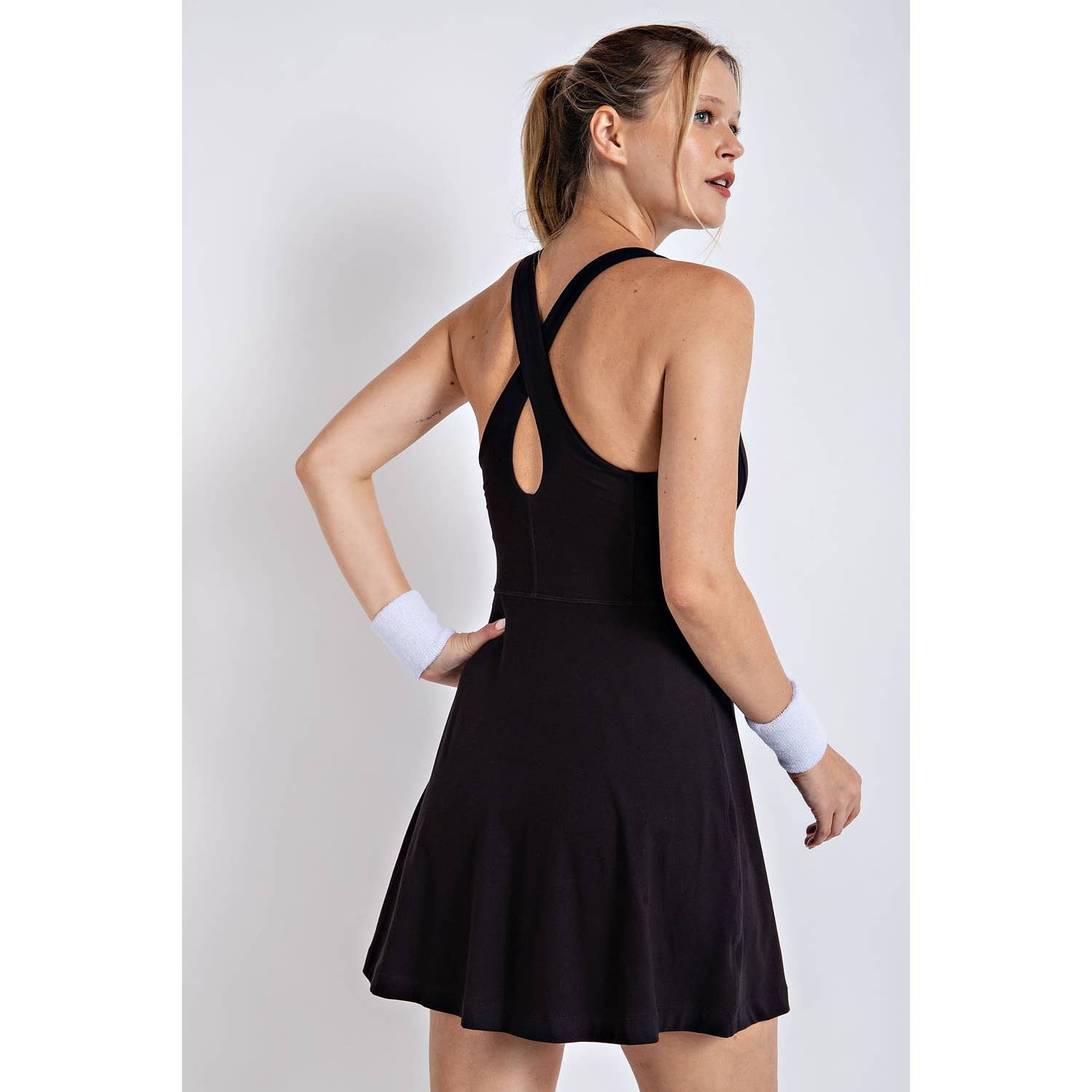 Rae Mode - Wholesale Athletic Dress - Women's - BUTTER ROMPER DRESS WITH KEYHOLE2
