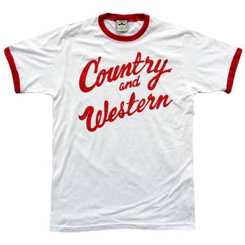 Country & Western Unisex Ringer Tee