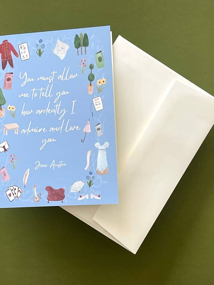 Carte Orgueil et Préjugés/Jane Austen pour la vente par Alexandra Schmeling Fine Art