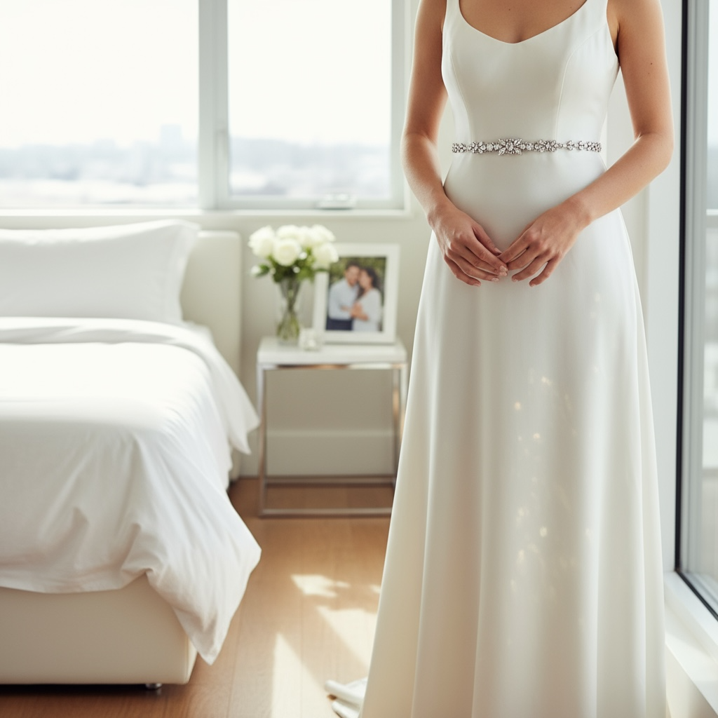 Athena Bridal Jewellery - Vente Ceinture – femme - Ceinture de mariage délicate en cristal - BELT401