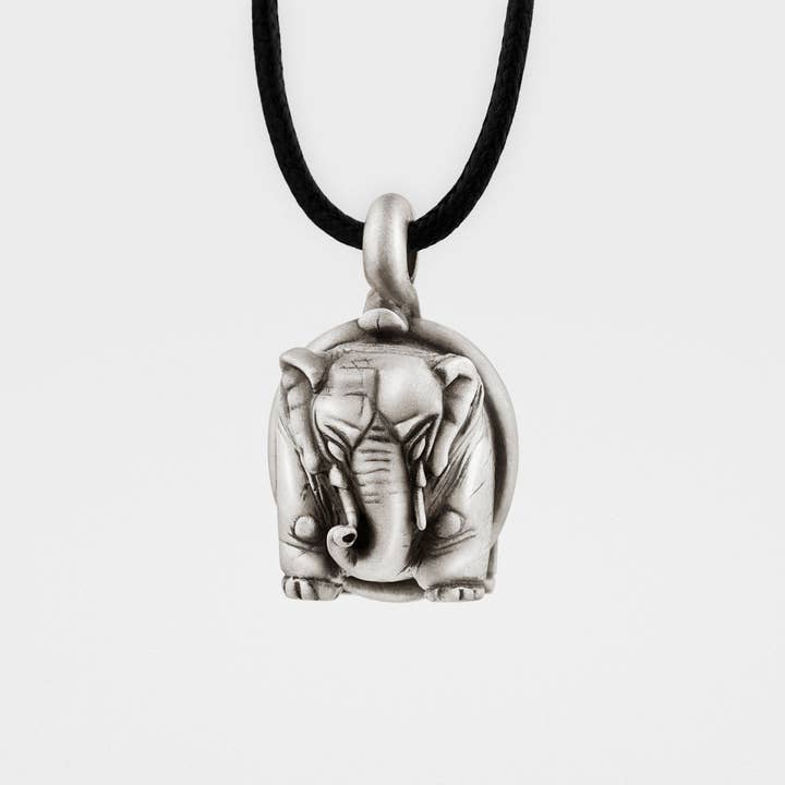 Elephant Pendant in Sterling Silver for wholesale by Snake Bones