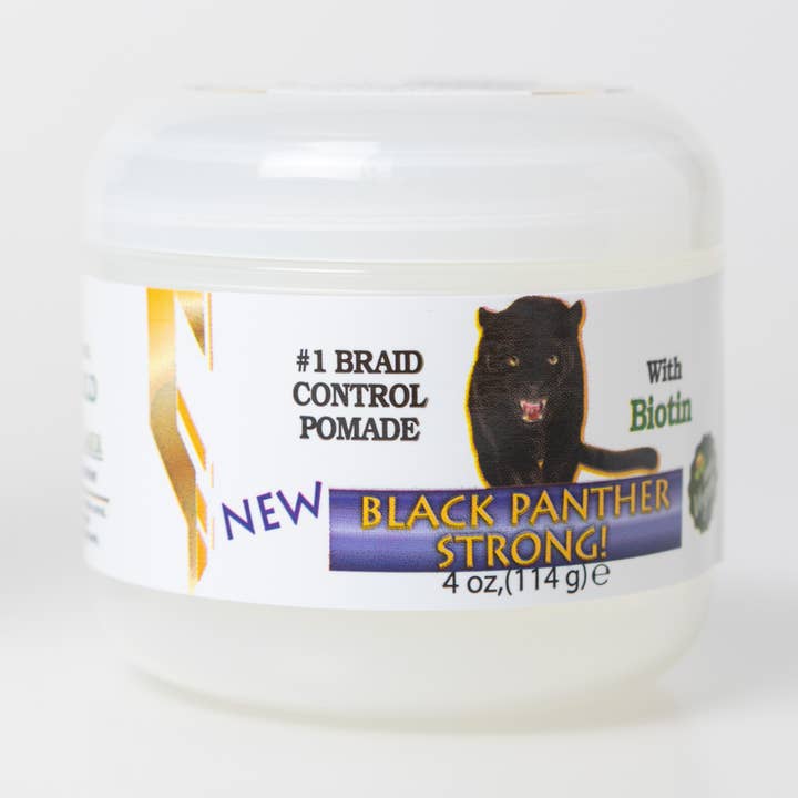 Black Panther Vegan Edge and Braid Control with Biotin 4 oz. for wholesale by blackpantherstrong