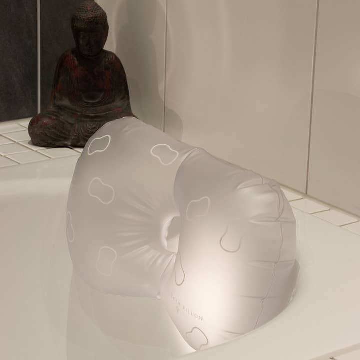 Bosign - Wholesale Bath & Body Set - Soft™ Inflatable Bathtub Pillow With Suction Cup Fastener1